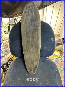 1950's Skateboard With Clay Wheels