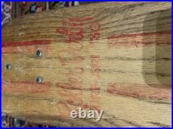 1950's Vintage Roller Derby #30 Wooden Deck Skateboard Sidewalk Surfer Wood