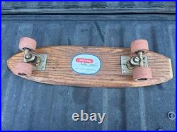 1960's Chicago Roller Skate Company Skateboard Clay Wheels Banana Board 1960's Chicago Roller Skate Company Skateboard Clay Wheels Banana Board