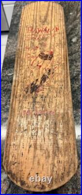 1960's Hawaiian Surf Wooden Skateboard No 7 22 Metal Masters Philly Vintage