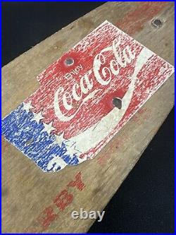 1960's MUSTANG Roller Derby No. 15 WOOD Skateboard w Original Wheels And Trucks