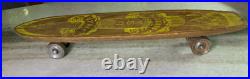 1960s Apollo Apolo Skateship Wood Wooden Skateboard Skate Board Metal Wheels