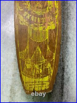 1960s Apollo Apolo Skateship Wood Wooden Skateboard Skate Board Metal Wheels