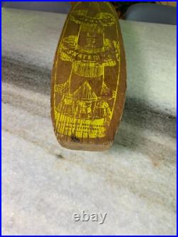 1960s Apollo Apolo Skateship Wood Wooden Skateboard Skate Board Metal Wheels