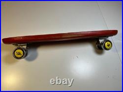 1960s Apollo Apolo Skateship Wood Wooden Skateboard Skate Board Metal Wheels