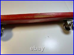 1960s Apollo Apolo Skateship Wood Wooden Skateboard Skate Board Metal Wheels