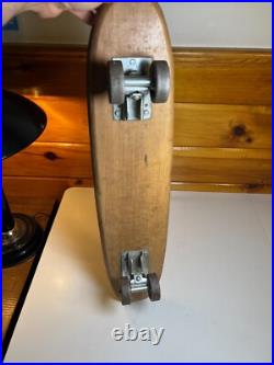 1960s Apollo Apolo Skateship Wood Wooden Skateboard Skate Board Metal Wheels