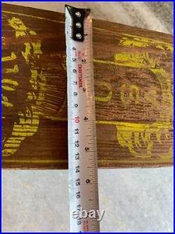 1960s Apollo Apolo Skateship Wood Wooden Skateboard Skate Board Metal Wheels