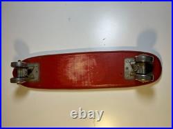 1960s Apollo Apolo Skateship Wood Wooden Skateboard Skate Board Metal Wheels