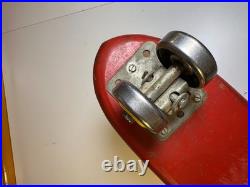 1960s Apollo Apolo Skateship Wood Wooden Skateboard Skate Board Metal Wheels