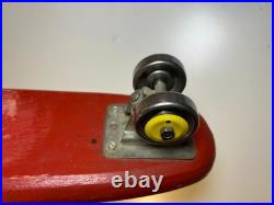 1960s Apollo Apolo Skateship Wood Wooden Skateboard Skate Board Metal Wheels