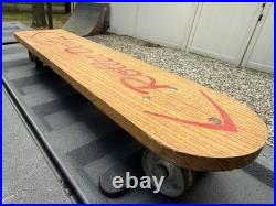 1960s Roller Derby Skateboard steel wheels super rare first edition HTF natty