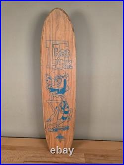 1960s Vintage Wood NASH Rat Fink SIDEWALK SURFBOARD 17 Rare Skateboard