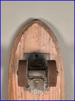 1960s Vintage Wood NASH Rat Fink SIDEWALK SURFBOARD 17 Rare Skateboard