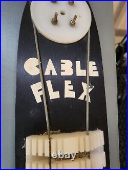 1970's Cable Flex Aluminum Skateboard Rare Authentic 1.5 inch holes