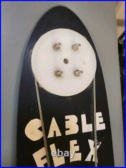 1970's Cable Flex Aluminum Skateboard Rare Authentic 1.5 inch holes