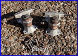 1970's Lazer Skateboard Trucks (1 Missing Pivot Cup) + Vintage Flathead Bolts
