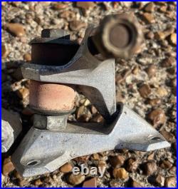 1970's Lazer Skateboard Trucks (1 Missing Pivot Cup) + Vintage Flathead Bolts