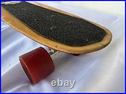 1970's Skateboard deck G&S GORDON&SMITH Fiberflex. Rare. Complète Read Desc