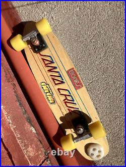 1970's Vintage Santa Cruz Rocker Skateboard withACS580s and Howell BT Wheels