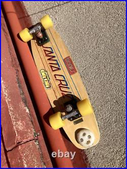 1970's Vintage Santa Cruz Rocker Skateboard withACS580s and Howell BT Wheels