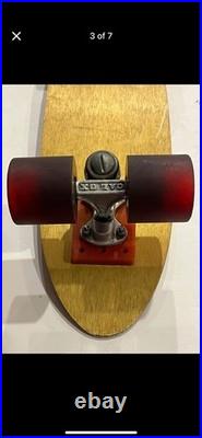 1970s Cal GX Aluminum Skateboard Complete With California Smoker Wheels