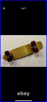 1970s Cal GX Aluminum Skateboard Complete With California Smoker Wheels