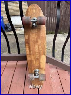 1974-77 Variflex Vintage Skateboard Deck with Original Wheels! All Original Parts