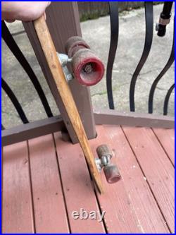 1974-77 Variflex Vintage Skateboard Deck with Original Wheels! All Original Parts
