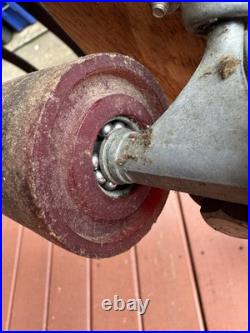 1974-77 Variflex Vintage Skateboard Deck with Original Wheels! All Original Parts
