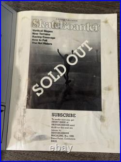 1975 Hang Ten World Pro Am Skateboard Championships Program Bahne Peralta