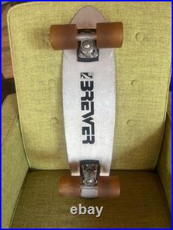 1976 Skateboard Vintage Dick Brewer Metal deck Loose Bearing XK-300 Brewer truck