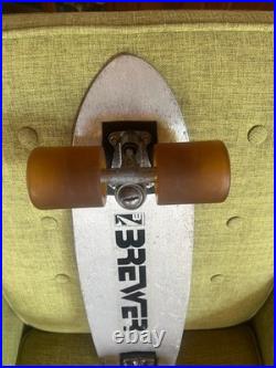 1976 Skateboard Vintage Dick Brewer Metal deck Loose Bearing XK-300 Brewer truck