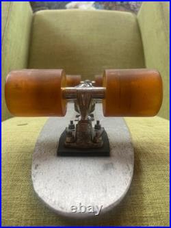 1976 Skateboard Vintage Dick Brewer Metal deck Loose Bearing XK-300 Brewer truck