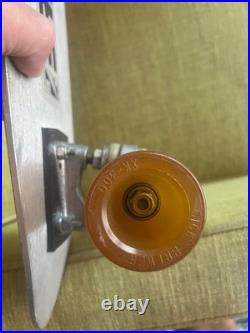1976 Skateboard Vintage Dick Brewer Metal deck Loose Bearing XK-300 Brewer truck