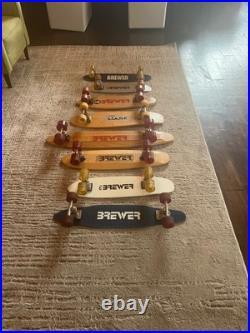 1976 Skateboard Vintage Dick Brewer Metal deck Loose Bearing XK-300 Brewer truck