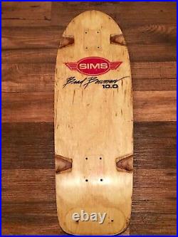1978 Sims Brad Bowman Skateboard Deck