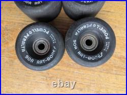1980's Powell Peralta Rat Bones Wheels GMN Bearings Skateboard Vintage