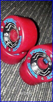 1980's Powell Peralta Skateboard Wheels G-Bones Red