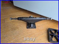 1980's Tracker Six Trac Ultra Light Trucks w Risers Skateboard Vintage