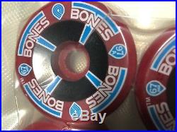1980's Vintage NOS Powell Peralta T-Bones Skateboard Wheels Burgundy 97A 67mm