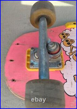 1980s Pink Voodoo II by Variflex Skateboard RARE Vintage Witch Doctor Free Ship