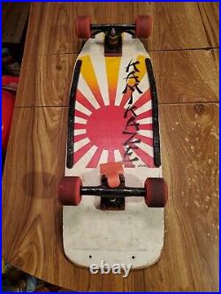 1980s Skateboard KAMIKAZE ACTION SPORTS ORIGINAL Deck