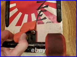 1980s Skateboard KAMIKAZE ACTION SPORTS ORIGINAL Deck