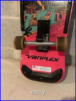 1980s Voodoo II by Variflex Skateboard Company RARE Vintage Witch Doctor pink