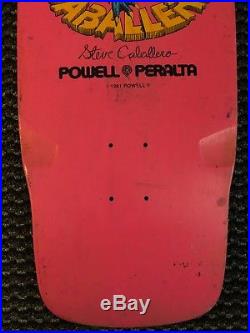 1981 Powell Peralta Steve Caballero Skateboard