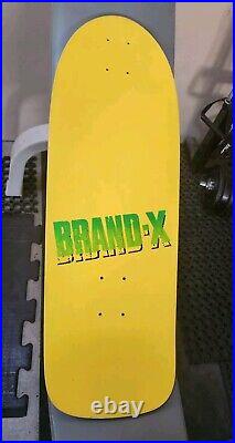 1983 Brand X Toxic Skateboard Authentic NON- Reissue Original Rare NOS