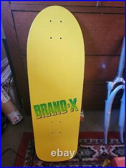 1983 Brand X Toxic Skateboard Authentic NON- Reissue Original Rare NOS