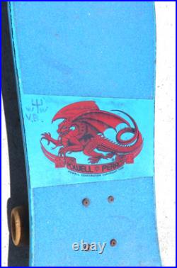 1983 POWELL PERALTA VINTAGE TONY HAWK SKATEBOARD original DRAGON BOARD