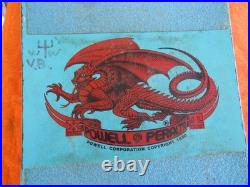 1983 POWELL PERALTA VINTAGE TONY HAWK SKATEBOARD original DRAGON BOARD
